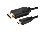 eForCity 10Ft High Speed Type D HDMI Cable With Ethernet M M Compatible With Kindle Fire HD 7 8.9