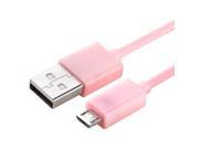 eForCity Universal Micro USB 2 in 1 Cable For HTC One M7 3FT Pink