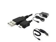 eForCity Car AC Wall Home Charger USB For HTC Droid Incredible