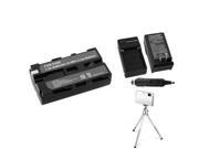 eForCity NP F550 Battery Charger TRIPOD For SONY NP F550 F570