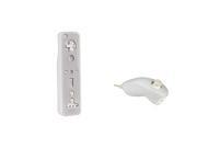 eForCity 2 Pack White Remote Skin Case Cover left right Compatible with Nintendo Wii Remote Controller