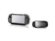 eForCity Snap on Clear Crystal Transparent Hard Case Screen Protector for Sony Playstation PS vita