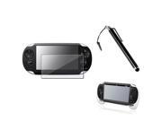 eForCity White Hand Grip Clear Screen Protector Black Touch Stylus Compatible With Sony PS Vita PSV