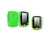 eForCity Green Silicone Skin Case 3X Anti Glare Screen Protector Compatible With LeapFrog LeapPad 2