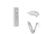 eForCity White Right Remote Nunchuck Controller Skin Case wrist for Nintendo Wii Wii U