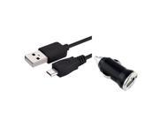 eForCity Black Car Charger 6FT Micro USB Cable For HTC Motorola LG Cellphone Tablet Samsung Galaxy Note 4 Edge