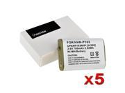 eForCity 5 Packs For Panasonic HHR P103 Ni MH Rechargeable Cordless Phone Battery
