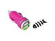 eForCity Mini Pink DC Charger Fishbone Wrap Compatible With Samsung© Galaxy S3 SIV I9300 Note II S4 i9500