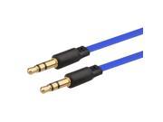 eForCity 2 Pack Dark Blue 3.3FT 3.5mm Stereo Extension M M Cable For Nexus 5X 6P