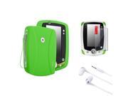 eForCity Green Skin Case Cover Clear Screen Protector White Headset Compatible With LPF Leappad 2 Explorer