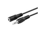 eForCity 3.5mm Stereo Plug to Jack Extension Cable M F For Apple iPhone 6 12 FT 3.7 M Black