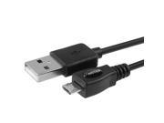 eForCity Micro USB [2 in 1] Cable 10FT Black Compatible With Samsung Galaxy Tab 4 7.0 8.0 10.1