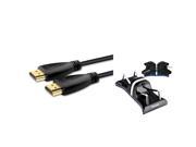 eForCity Dual Charging Station Black High Speed HDMI Cable M M Bundle Compatible With Sony PlayStation 3 PS3 Playstation 3 Slim PS3 Slim