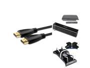 eForCity Controller Charger Fan 10 HDMI Cable Compatible With PS3 20 60GB