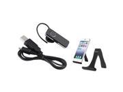 eForCity Mini Wireless Bluetooth Headset Black Cell Phone Mini Stand Holder For iPhone 5 5S 5C 4 4S 3G 3GS 3