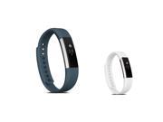Fitbit Alta HR and Fitbit Alta Replacement Bands LARGE Size 2 PCS BUNDLE SET, by Zodaca Soft TPU Rubber Adjustable Wristbands Watch Band Strap For Fitbit Alta H