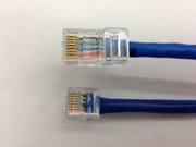 CERTICABLE 1 FT MINI RJ45 CAT 5 PATCH ETHERNET LAN CABLE SHORT BODY FOR TIGHT SPACES