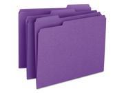 Smead 1 3 Top Tab File Folders Purple Letter 100 ct.