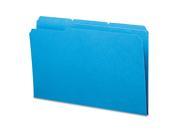 Smead 1 3 Top Tab File Folders Blue Legal 100 ct.