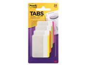 UPC 746111127785 product image for Post-It Durable File Tabs, 2 inch x 1-1/2 inch, Assorted Colors, 24ct MMM 686F1B | upcitemdb.com