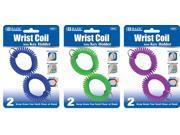 BAZIC Wrist Coil w Key Holder 2 Pack color may vary