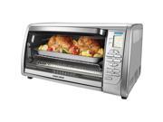 Black Decker 6 Slice Digital Convection Toaster Oven Stainless Steel