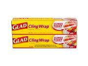 Glad 400 Sq. Ft. Cling Plastic Wrap 2 Pk Clear