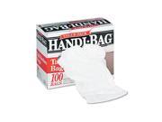 Handi Bag Super Value Pack Trash Bags 13gal .6mil 23 1 2 x 29 3 8 White 100 Box