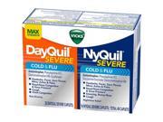 McCormickVicks DayQuil or NyQuil Severe Cold and Flu Caplets Combo Pack 48 count