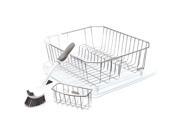 Rubbermaid 4-piece Antimicrobial Sink Set  Colour Chrome