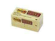 Post it Notes Super Sticky Canary Yellow Note Pads 1 7 8 x 1 7 8 90 Pad 10 Pads Pack