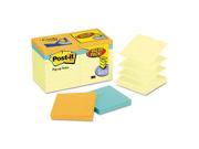 Post it Pop up Notes Original Pop up Notes Value Pack 3 x 3 Canary Capetown 100 Pad 18 Pack