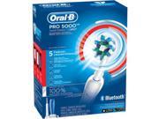 Oral-b Pro 5000 Smartseries With Bluetooth Electric Rechargeable Power Toothbrush, 3 Pc