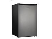 Galanz 4.3 cu ft Compact Single Door Refrigerator Stainless Steel