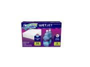 Swiffer Wetjet Mopping Refill Pack 32 Refill Pads plus 2 Bottles of Cleaner 1.25L ea.