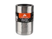 Ozark Trail 12 ounce Vacuum Insulated Stainless Steel Can Cooler with Metal Gasket