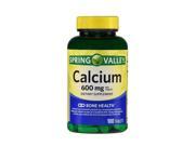 Spring Valley Natural Easy To Swallow 600 Mg Bone Health Calcium Dietary Supplement 100 Ct