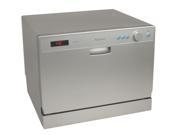 EdgeStar 6 Place Setting Silver Countertop Dishwasher Sold by Living Direct