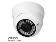 R Tech BV IRD100 HD W Dome Security Camera 2.8 12mm Varifocal Lens 98 ft Long Range Night Vision IP66 Outdoor Rated