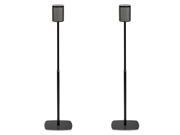 Flexson Adjustable Floorstands For Sonos Play:1 - Pair (black)
