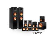 Klipsch 7.1 RP 280 Reference Premiere Surround Sound Speaker Package with R 115SW Subwoofer and a FREE Wireless Kit Bla
