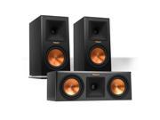 Klipsch RP 160M Reference Premiere Monitor Speakers Pair with RP 250C Center Channel Speaker Ebony