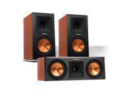 Klipsch RP 160M Reference Premiere Monitor Speakers Pair with RP 250C Center Channel Speaker Cherry