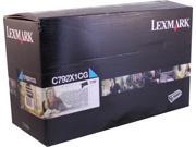 Lexmark OEM Toner C792X1CG CYAN 1 Cartridge