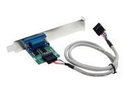 StarTech.com 24in Internal Motherboard USB Header to Serial RS232 ...