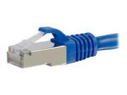 C2G 00805 25 ft. Cat6 Snagless Shielded STP Network Patch Cable Blue