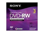 SONY 1.4 GB disc 2X DVD RW 3 Packs Disc Model 3DMW30R2HC