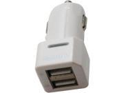 DURACELL PRO169 3.1 Amp Dual USB Car Charger White