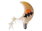 Vickie Jean s Creations 014208 Bat Moon Moonshower Candelabra Screw Base Light Bulb