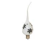 Vickie Jean s Creations 0140422 Black Daisy Candelabra Screw Base Light Bulb